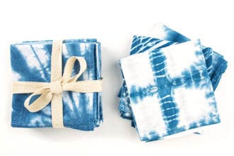 DIY Shibori Tea Towels