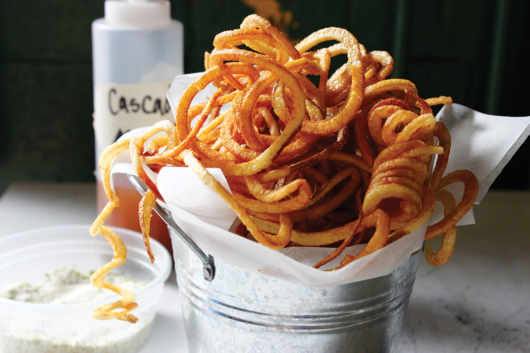 Hop-seasoned Curly Fries - Imbibe Magazine