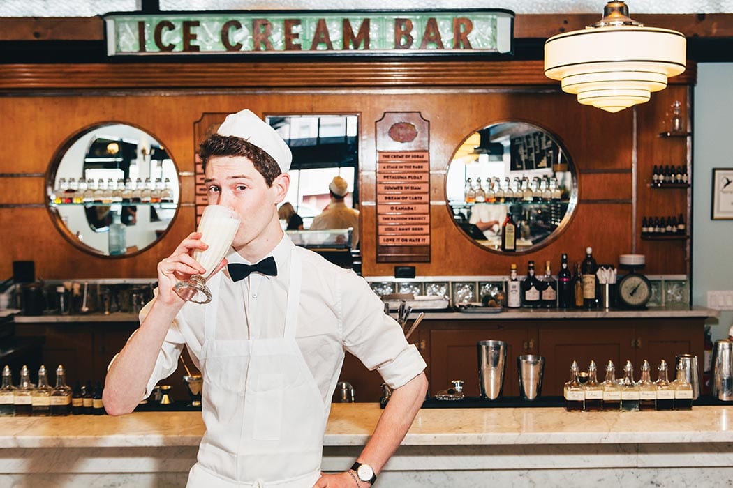 Ice Cream Bar in San Francisco is classically styled soda fountain serving ...