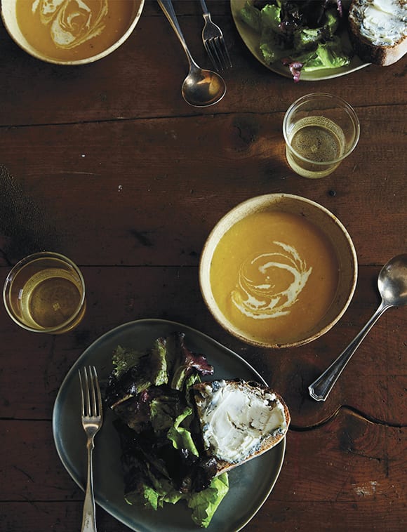 butternut squash soup with sherry