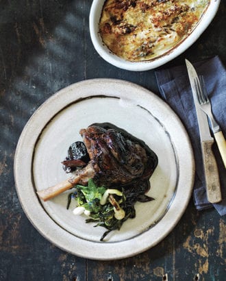 Fig And Red Wine Braised Lamb Shanks Imbibe Magazine