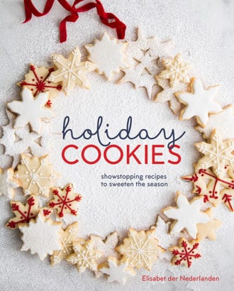 holiday cookies book cover