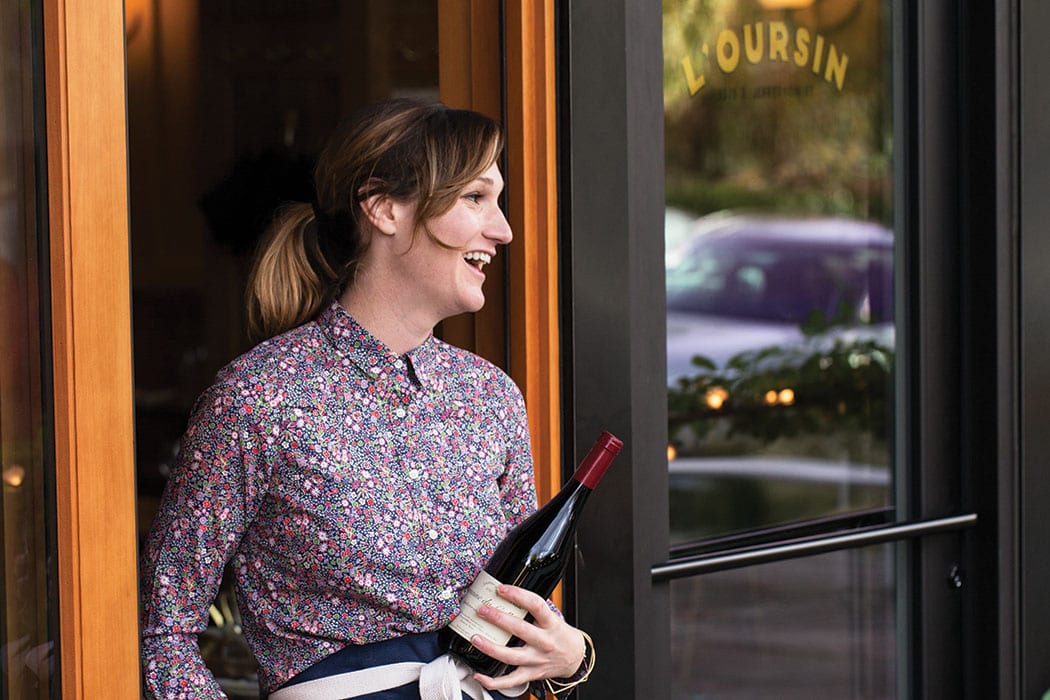 L'Oursin wine director Kathryn Olson. | Photo by Charity Burggraaf.