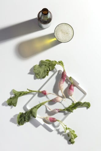 Radishes With Hop Butter