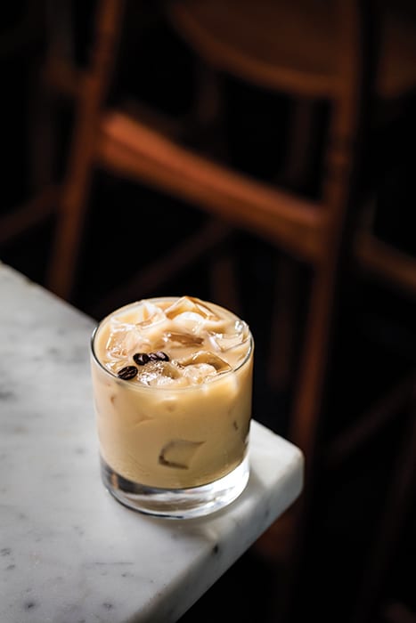 coffee milk cocktail