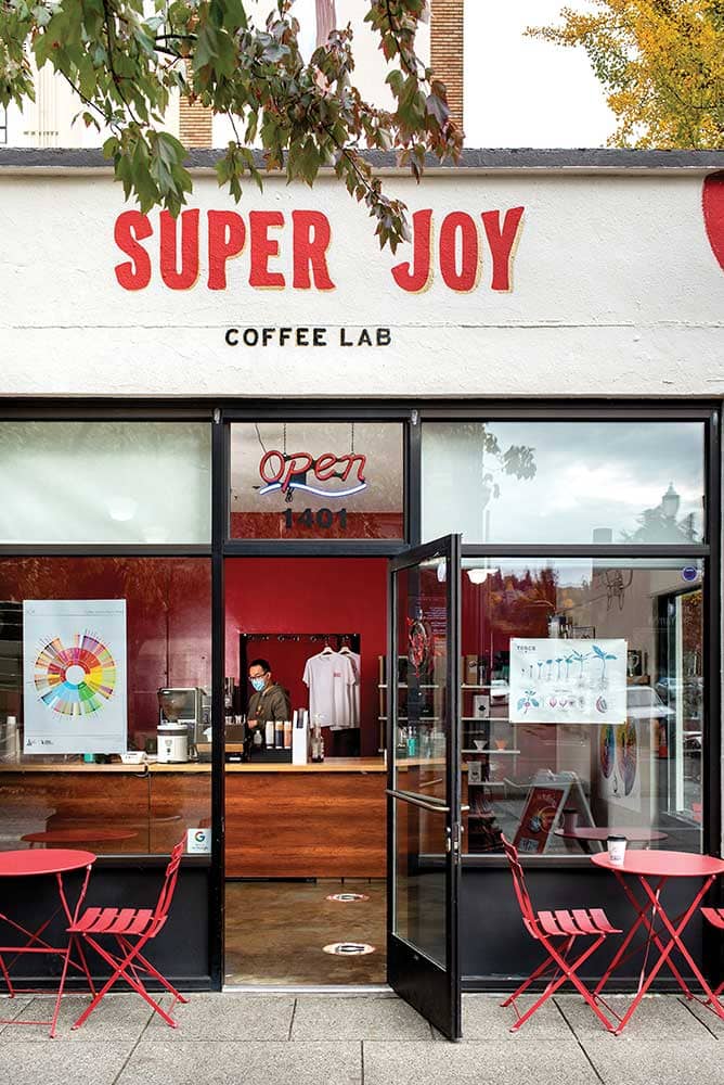 Super Joy Coffee Lab exterior.