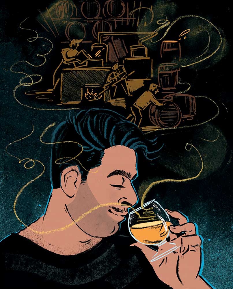 Brandy illustration