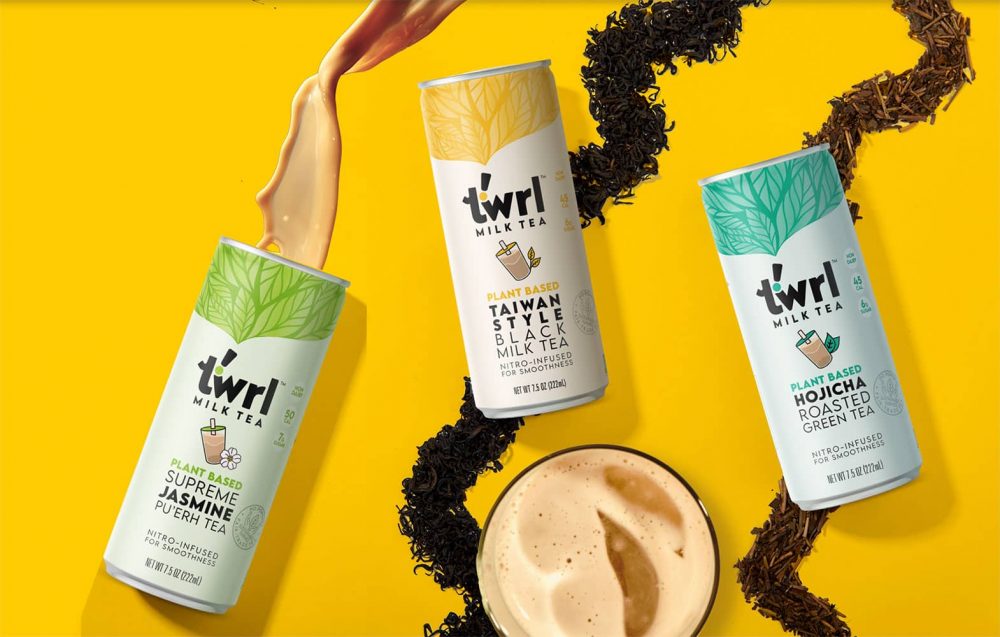 Twrl Supreme Jasmine Milk Tea Cans - 12 cans x 7.5oz case