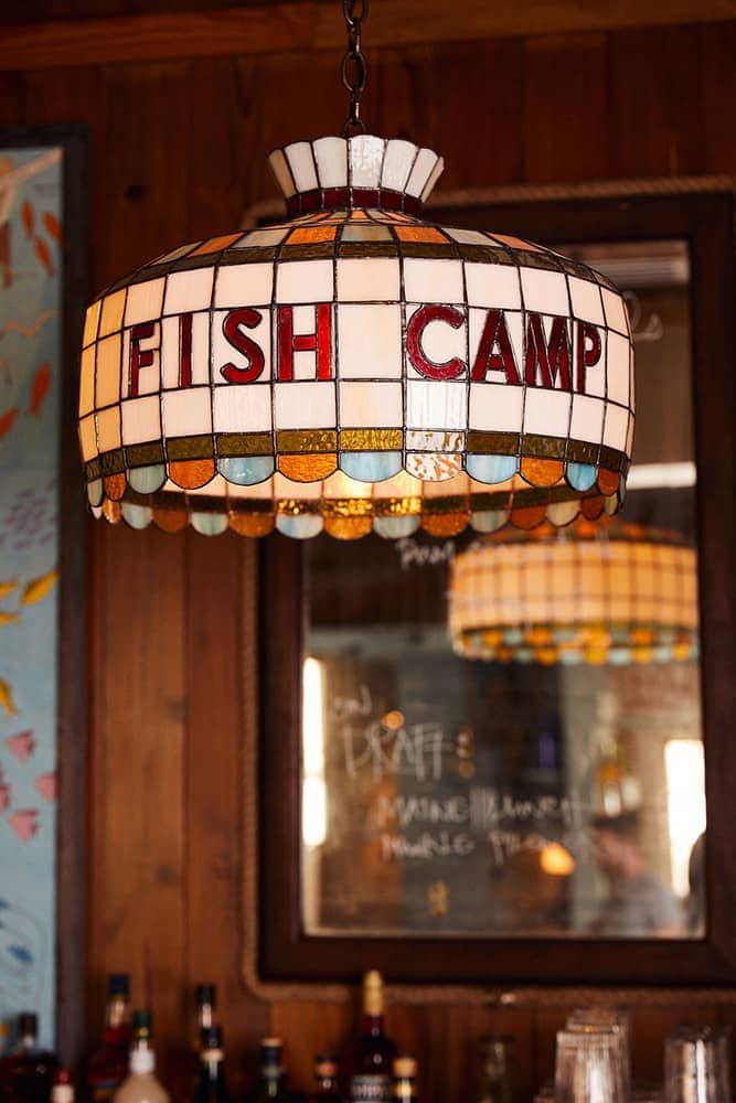 Sullivan's Fish Camp lampshade