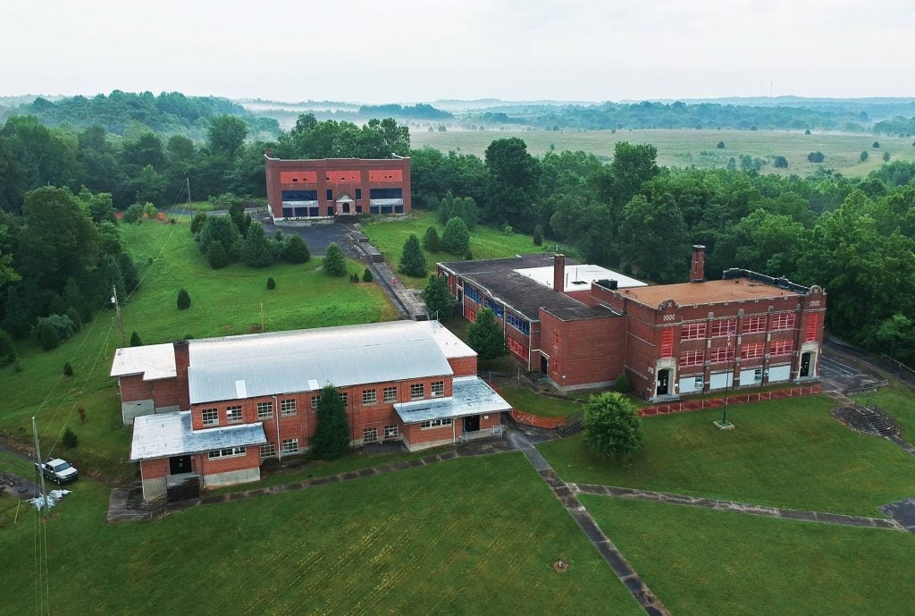 Bard Distillery aerial view