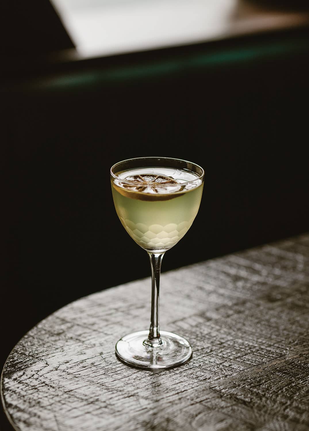 Josh Ibanez's Long Story Short tropical martini