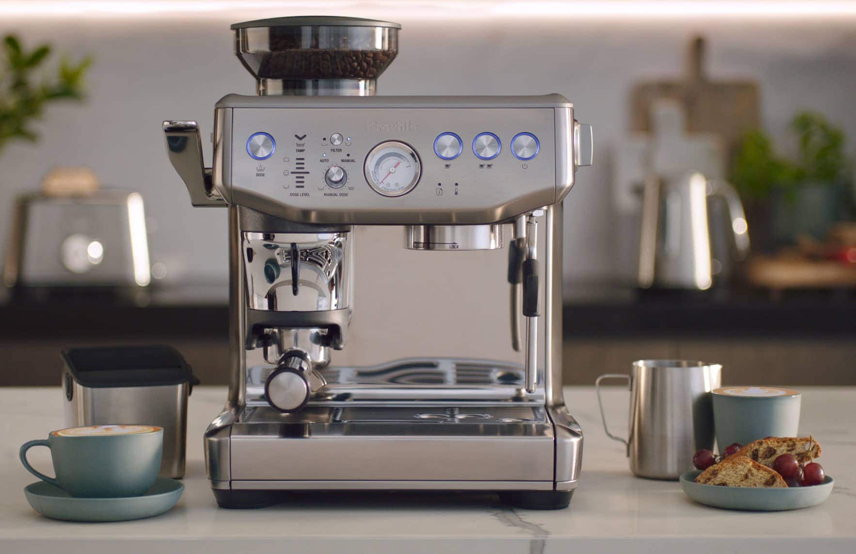 Valentine's Day Gift Guide 2023 Breville Barista Express Impress espresso machine
