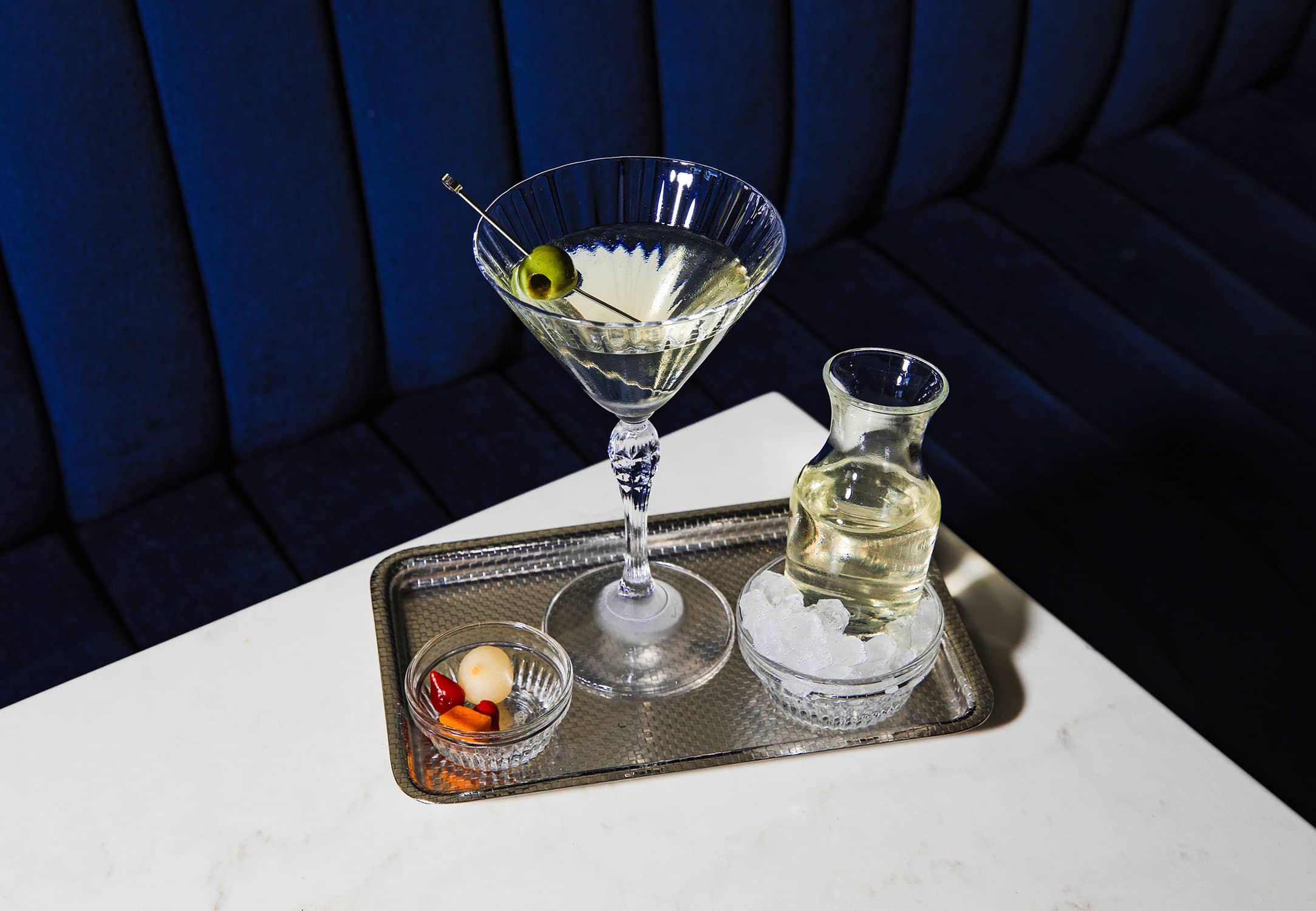 Provence Martini: dirty martini by Camphor