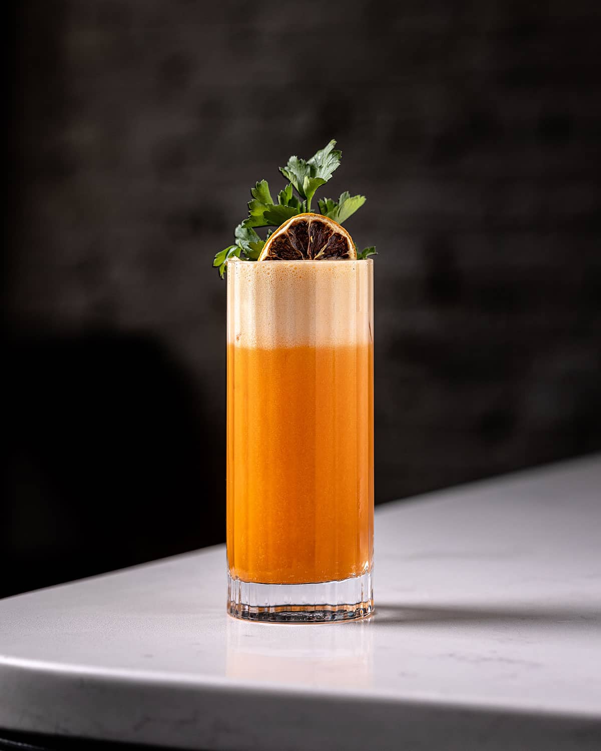Blyth & Burrows' Foreign Exchange pisco carrot cocktail