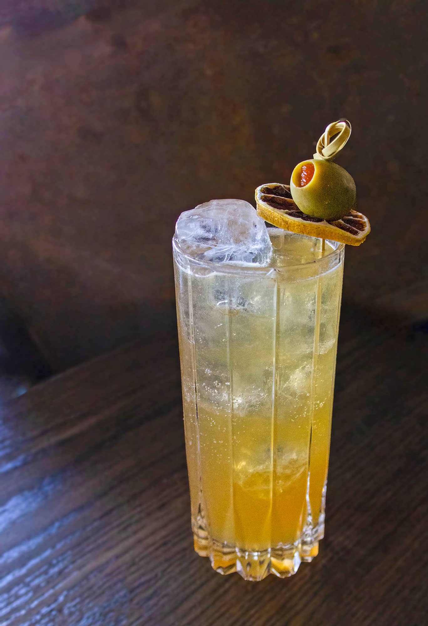 The Good, The Bad, The Ugly mezcal and amaro highball from Julep Houston