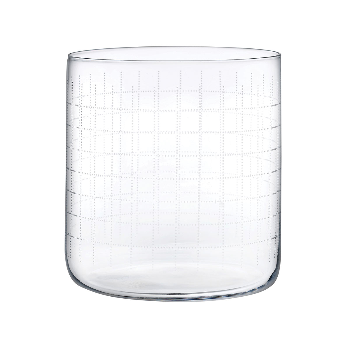 Finesse Grid Single Old Fashioned Glasses