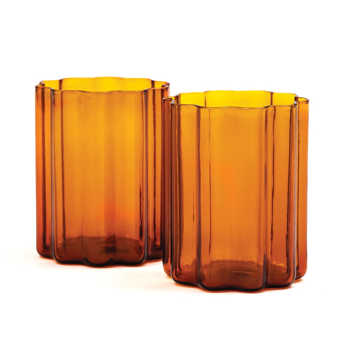 Wave Old Fashioned Glasses