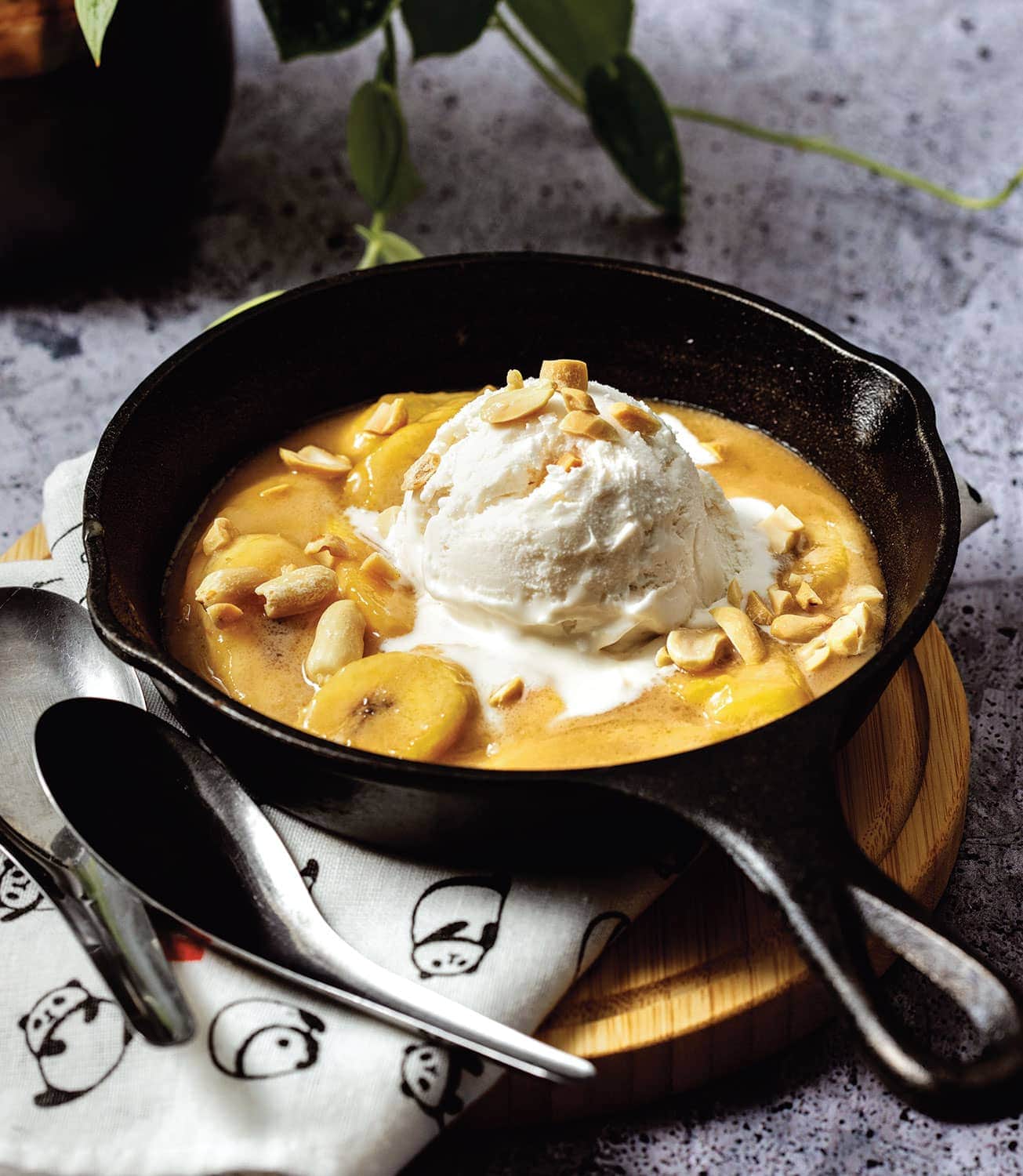 banana coconut sundae