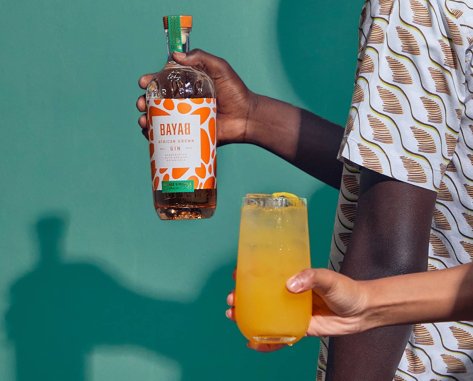 Bayab Burnt Orange and Marula Gin