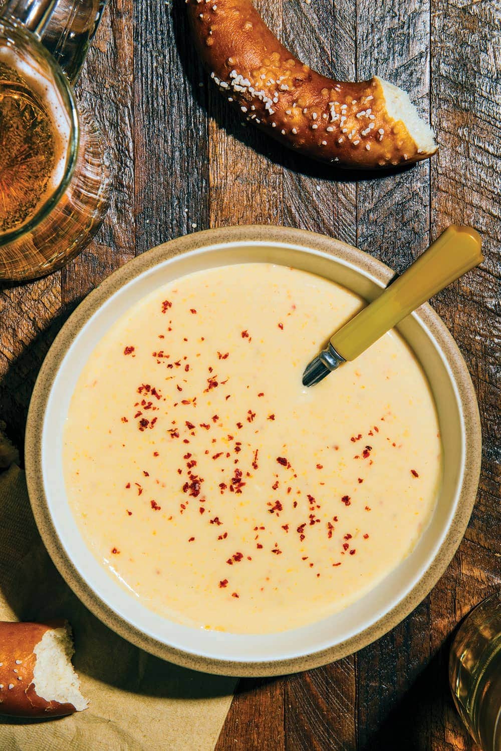 cheddar ale soup