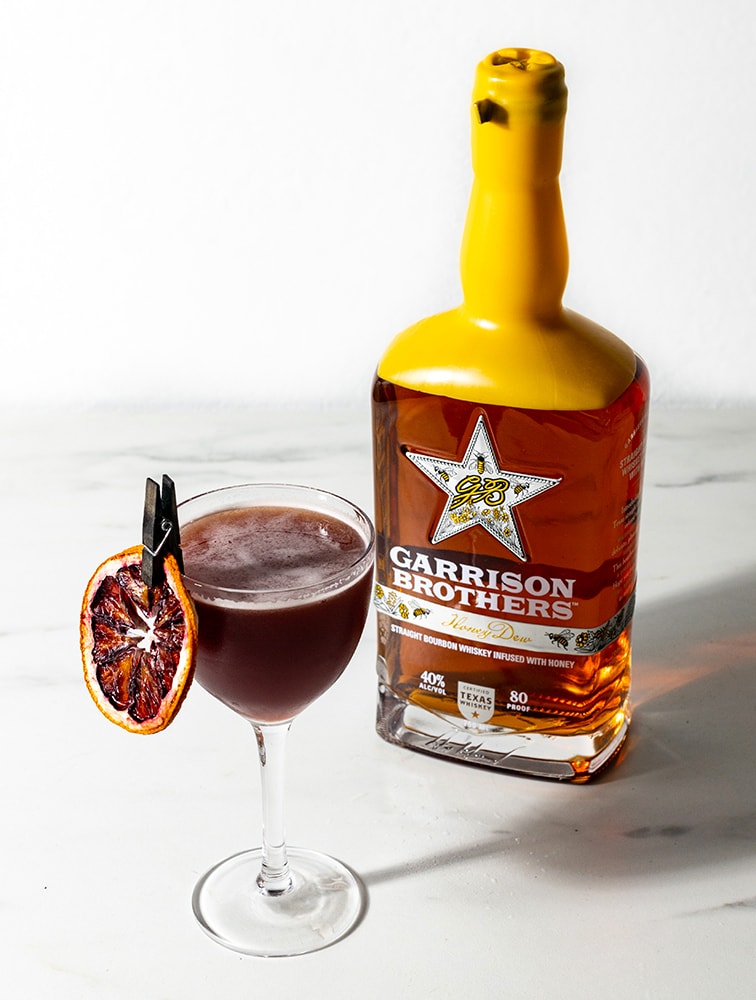 Garrison Brothers HoneyDew Bourbon cocktail