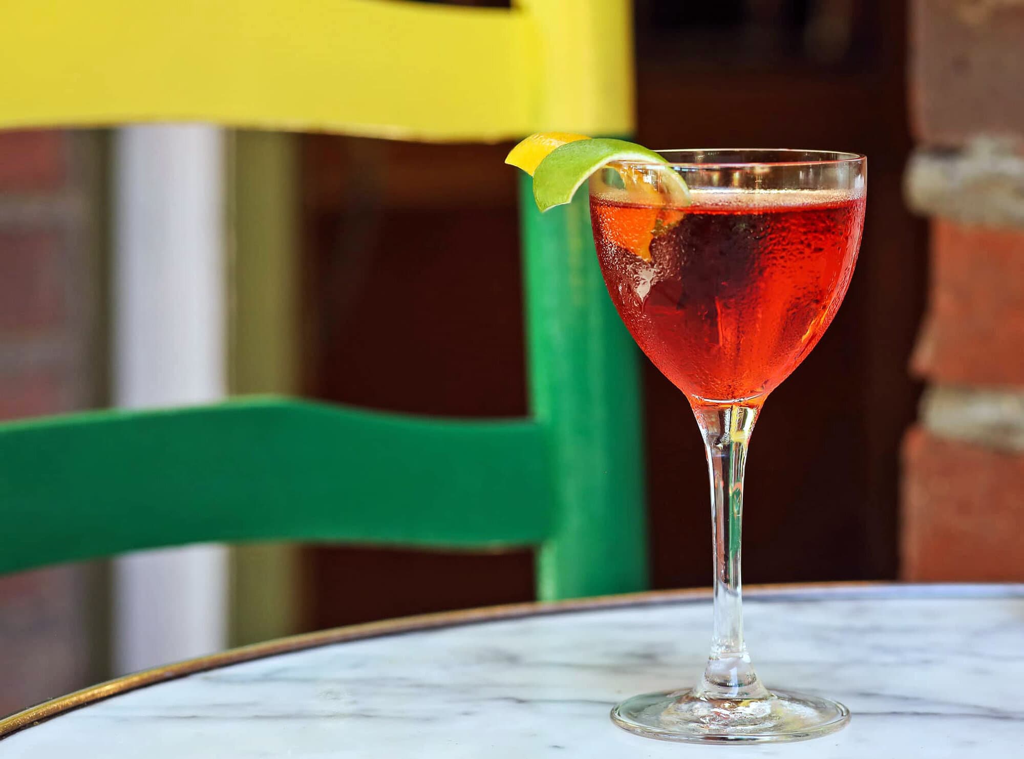 Negroni riff mezcal negron