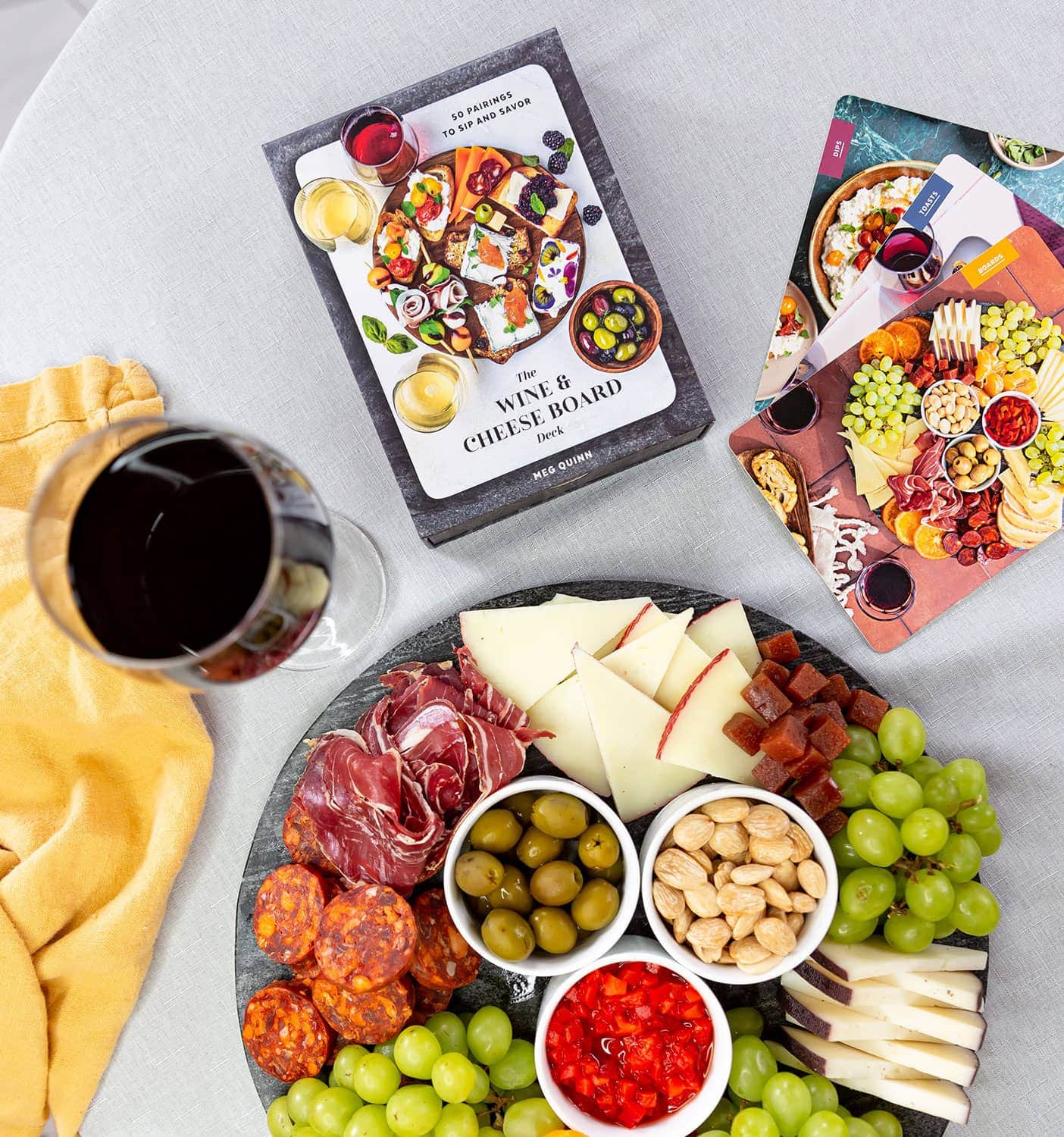 Wine and Cheese Board Deck - 2023 Holiday Gift Guide