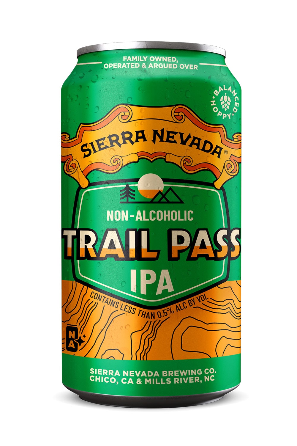 Sierra Nevada Trail Pass IPA nonalcoholic beers