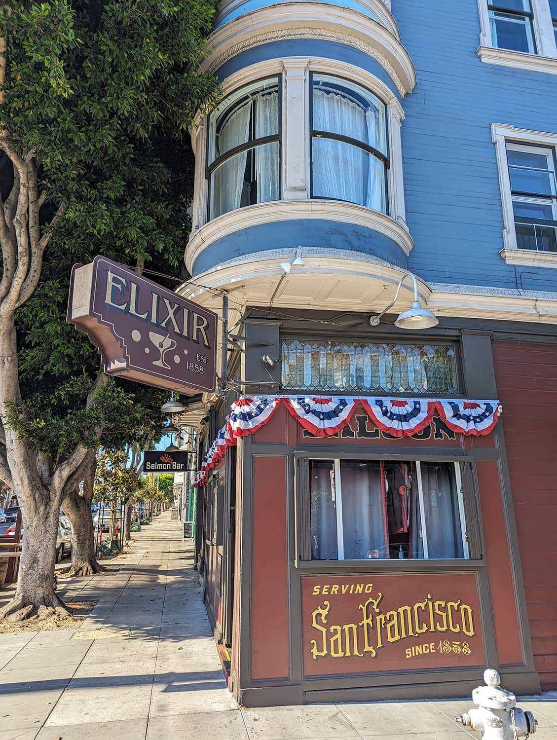 Elixir Saloon San Francisco exterior