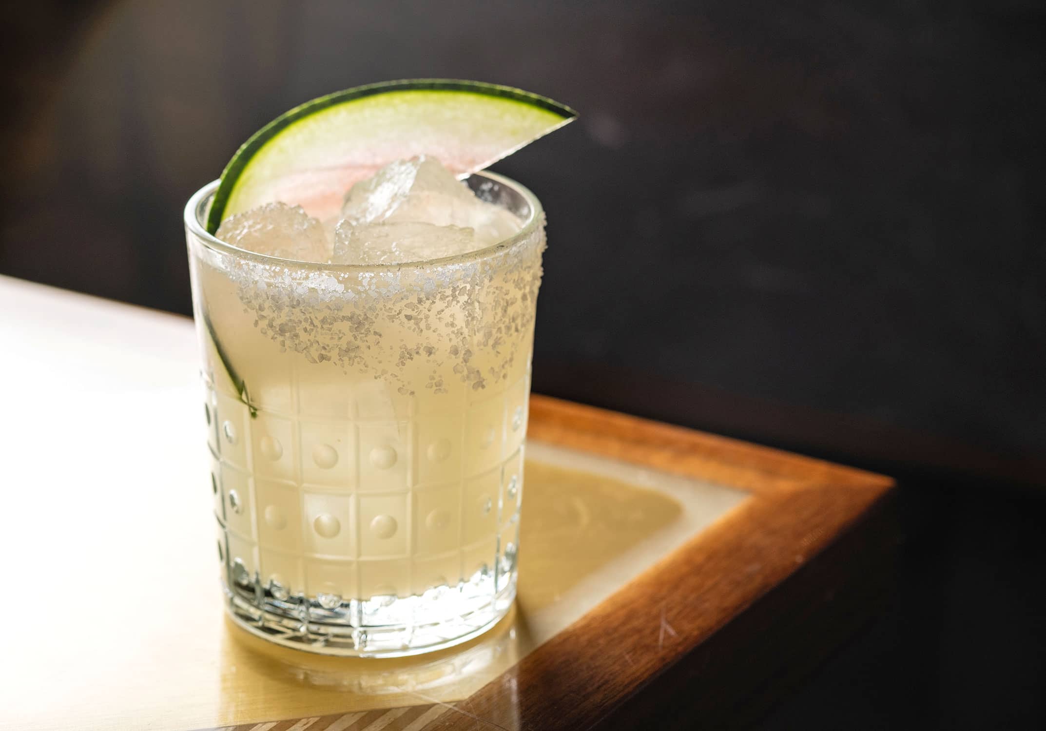 honeydew mezcal margarita