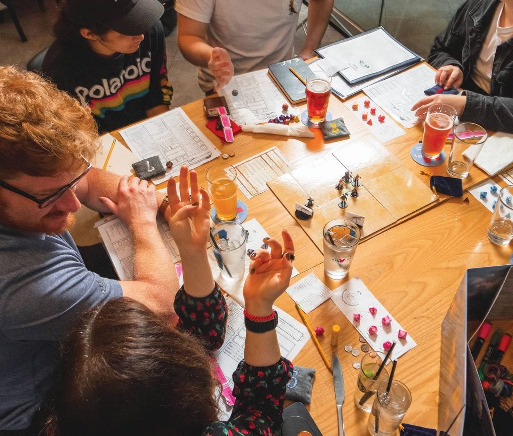Dungeons and Drafts beer games