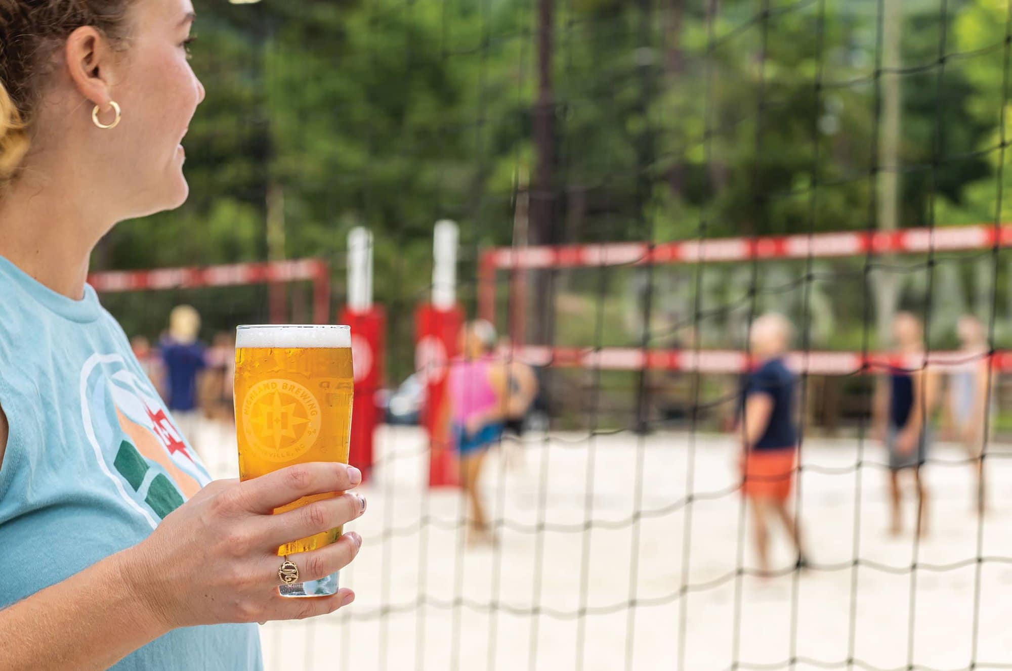 beer games volleyball