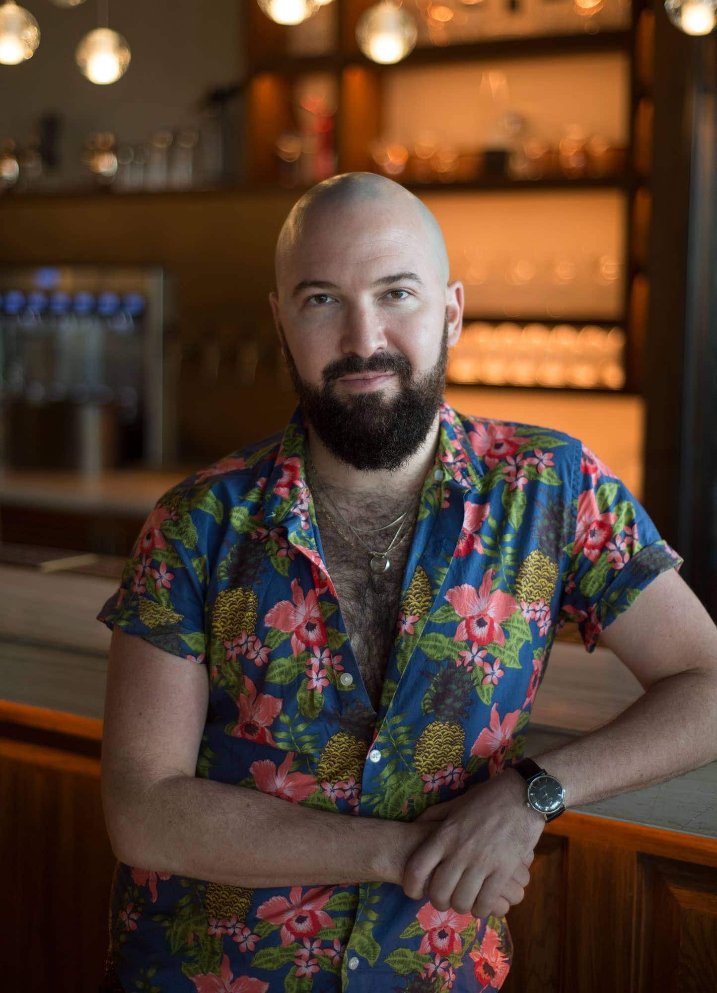 Sam Ross, creator of Penicillin, at Attaboy