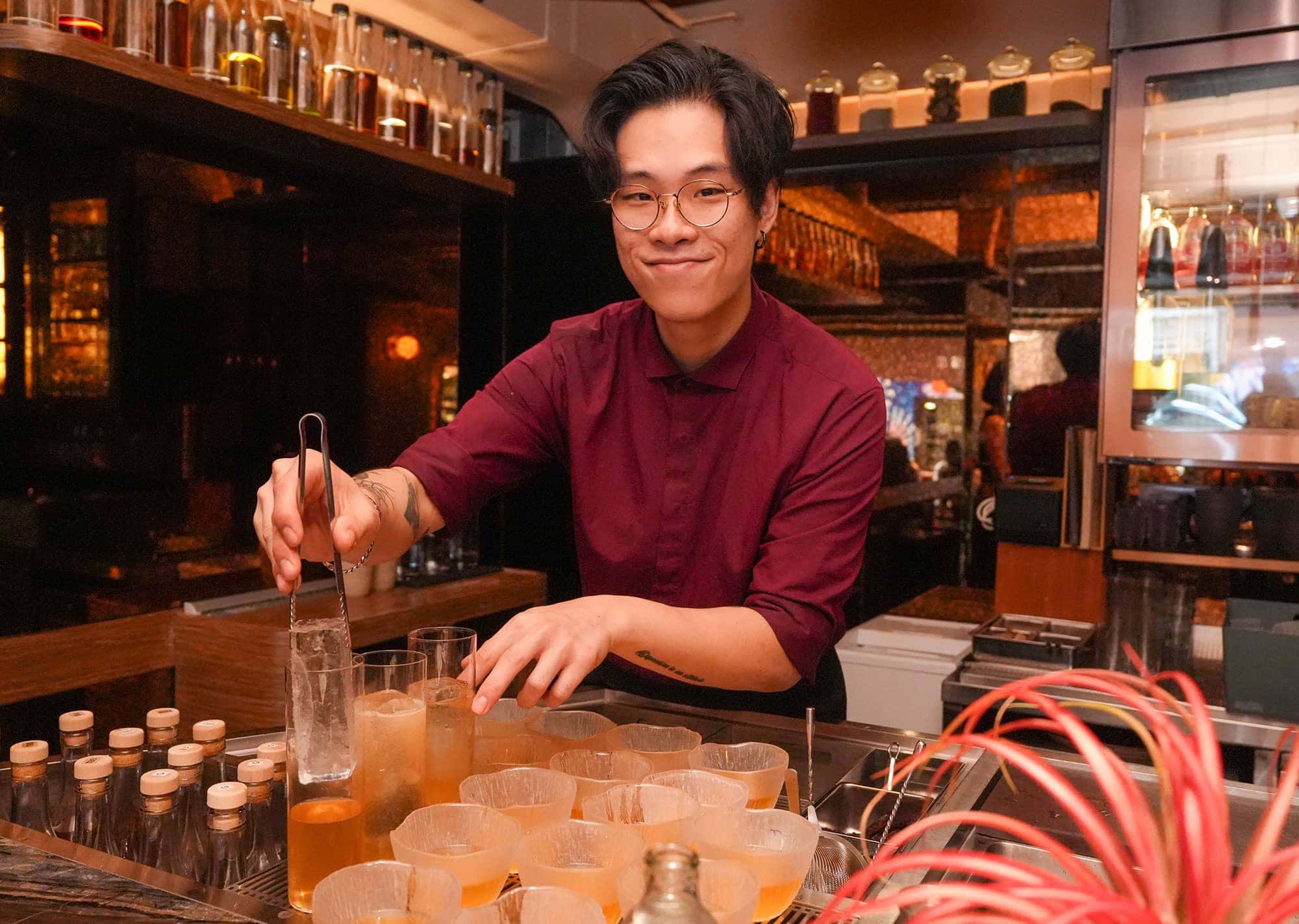 Bartender Chi Ho at The Savory Project