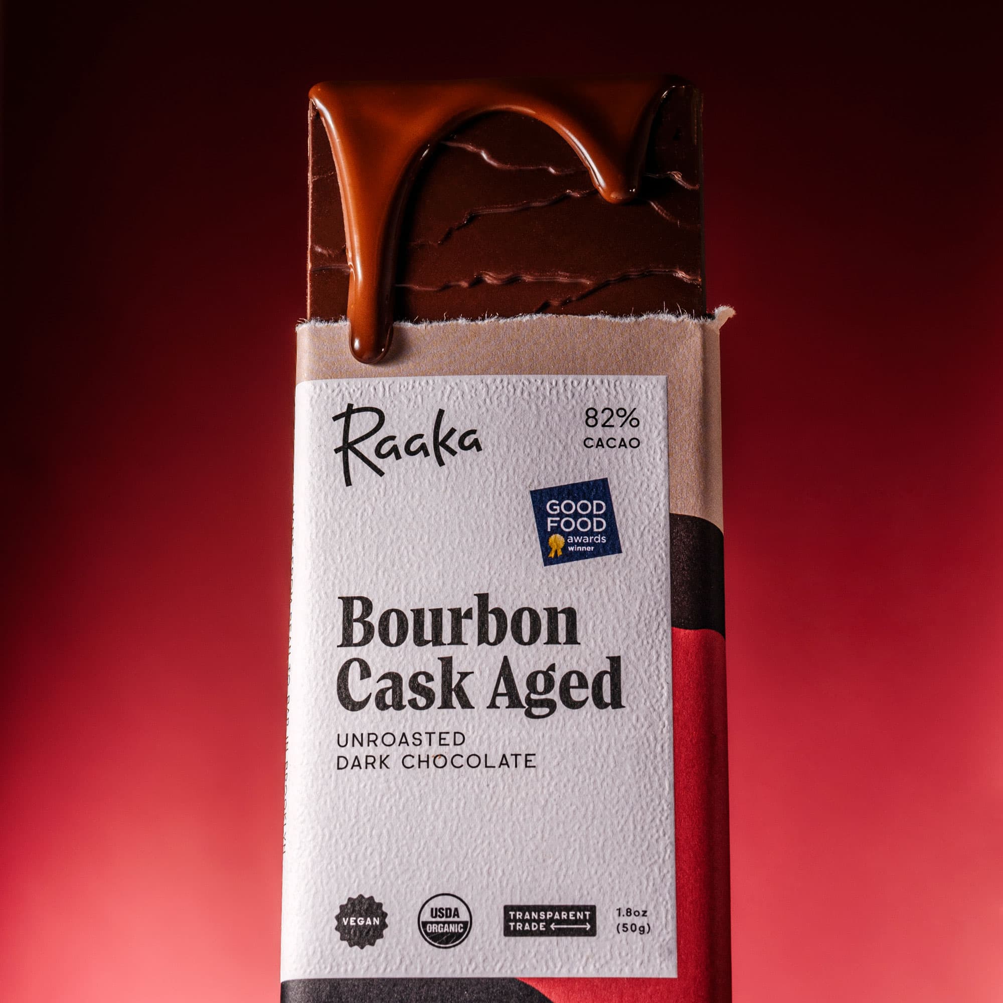 Raaka Bourbon Cask Aged Dark Chocolate