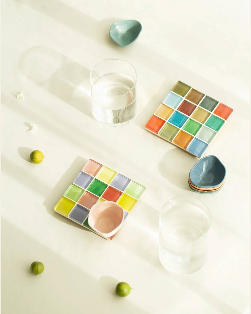 Tile Coaster Set