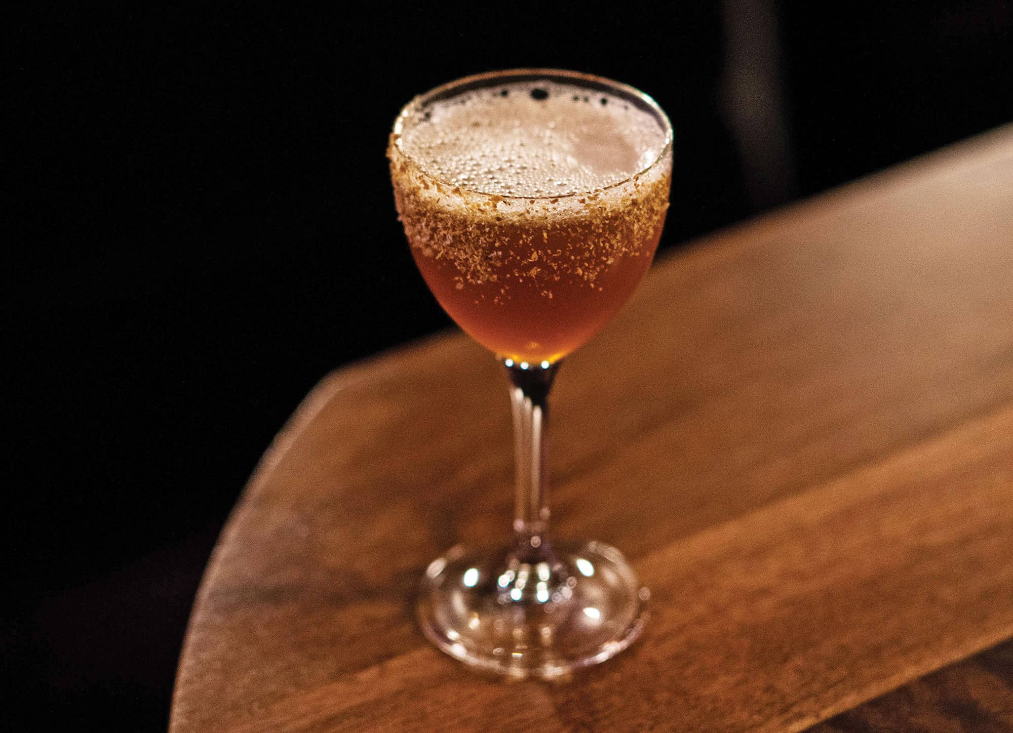 Too Soon Portland's vegetal tequila sour