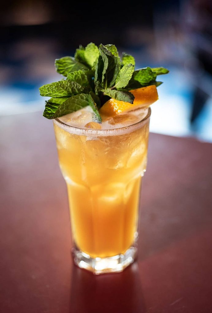 Tiger's Claw: winter tropical highball from Gilly's House of Cocktails