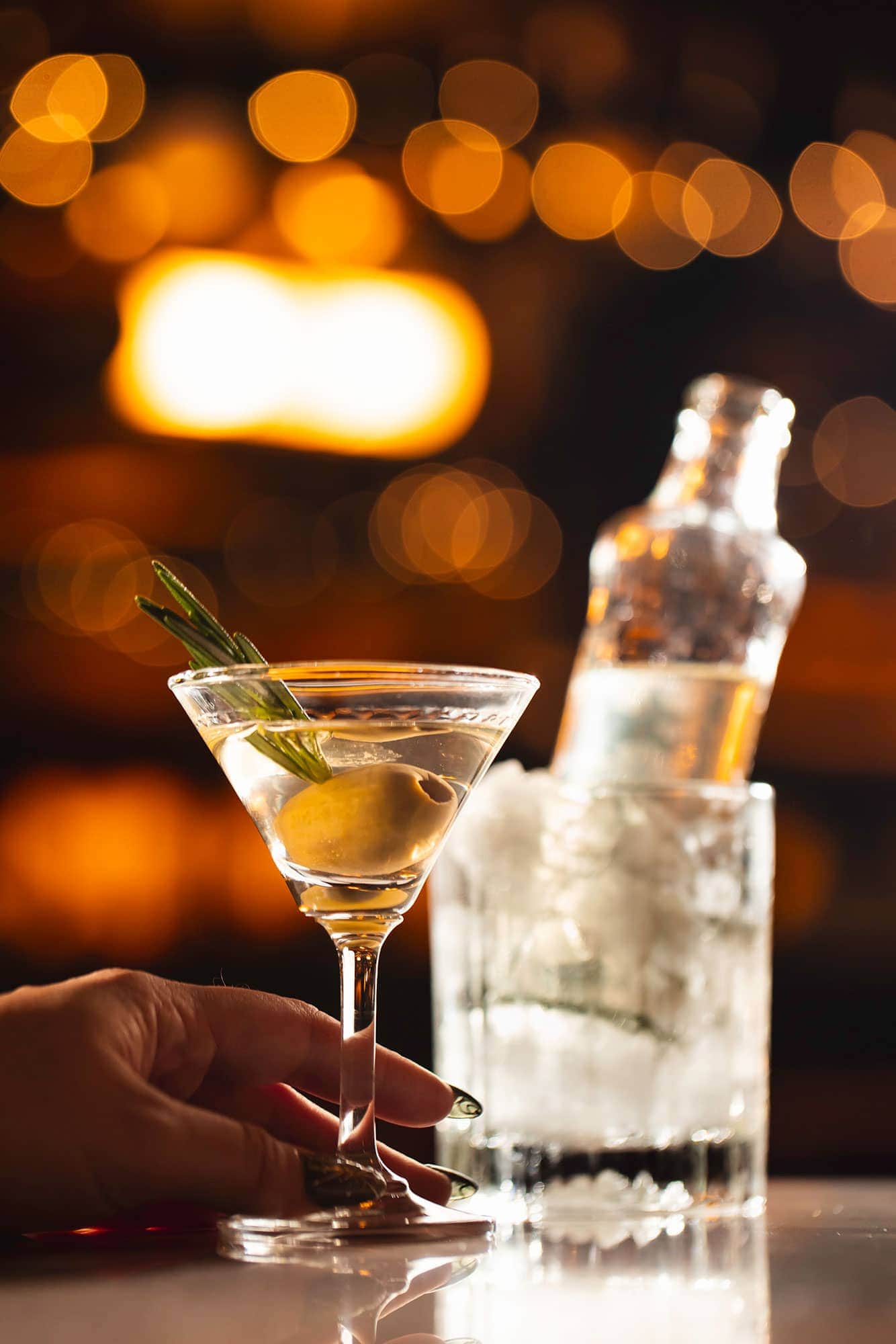 Valeries Smokey Martini