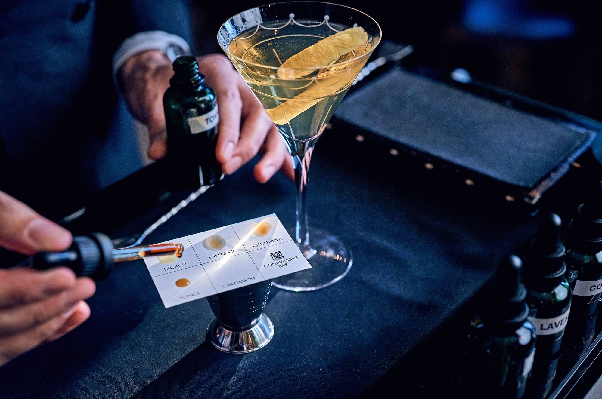 Connaught Bar Martini with bitters