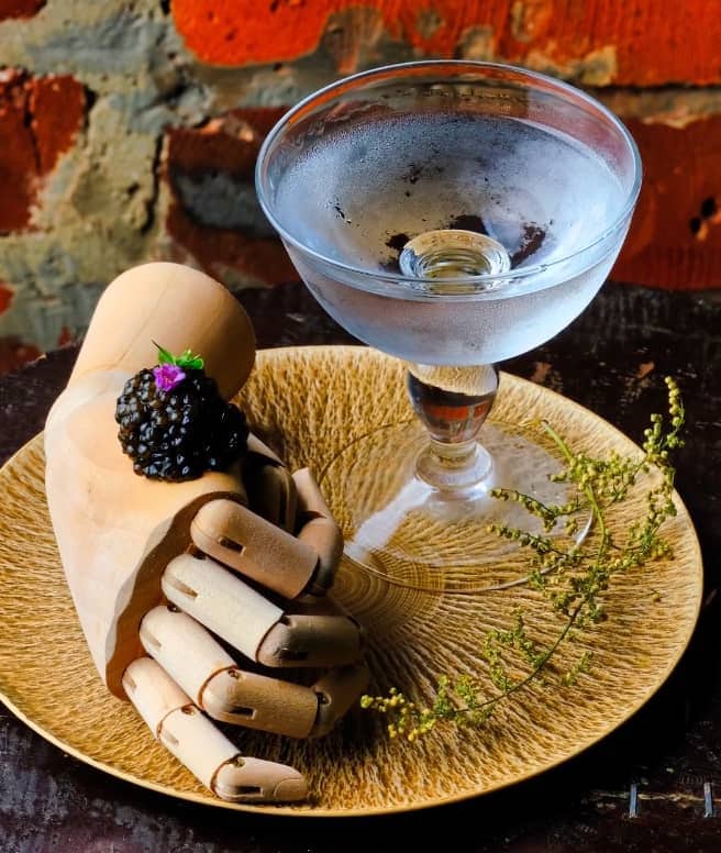Martiny's Martini with caviar