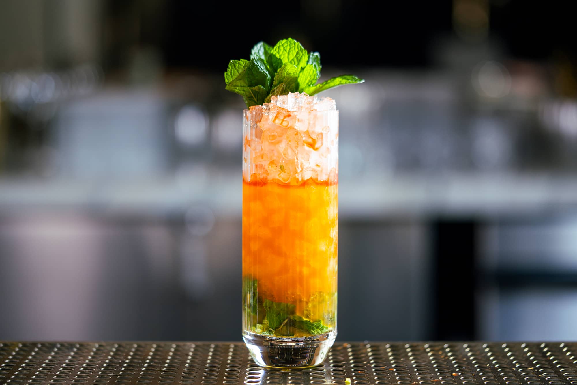 Grenadya Swizzle from KANN Restaurant: Passion Fruit Swizzle