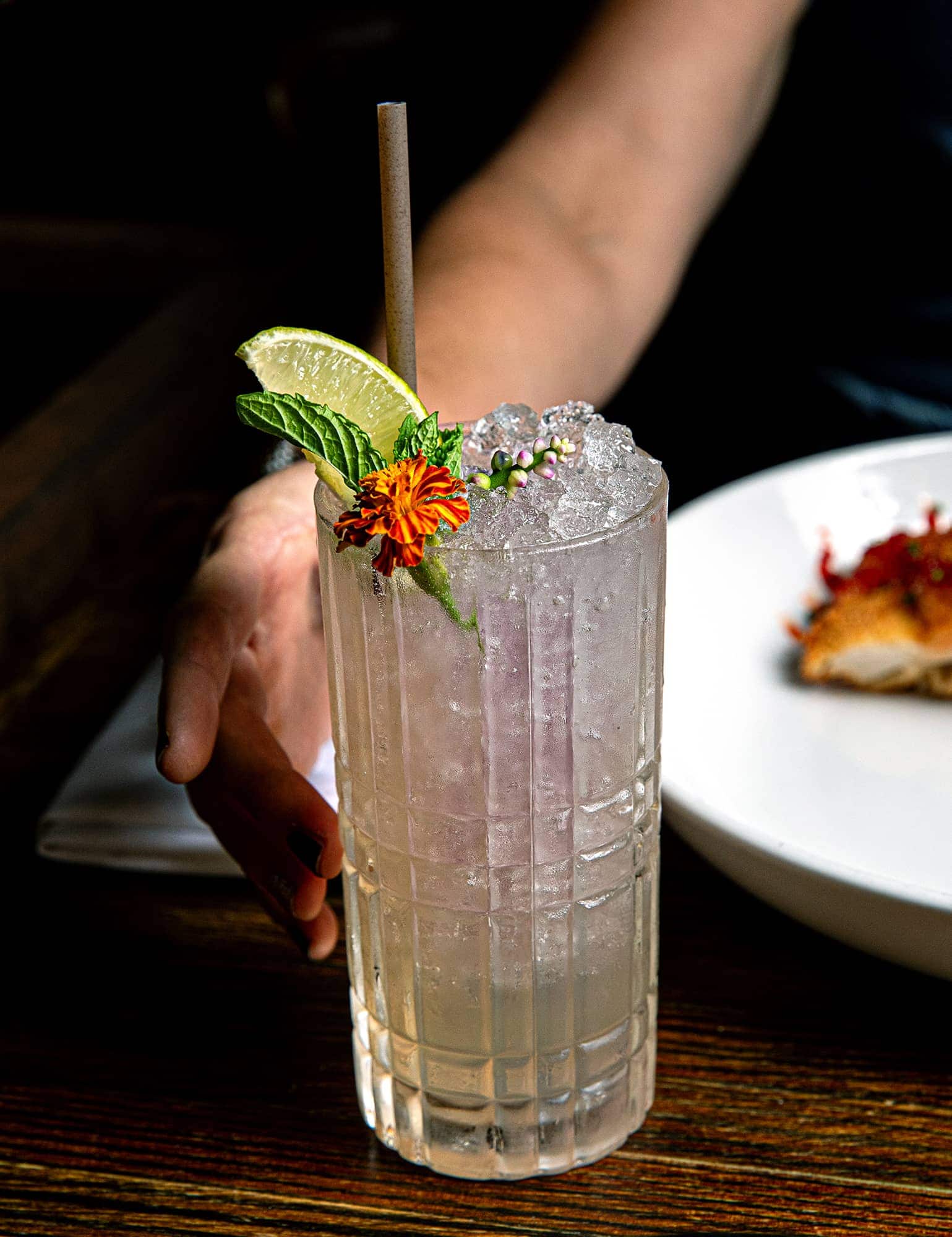 Buzzed in the Garden: A Floral Gin Highball