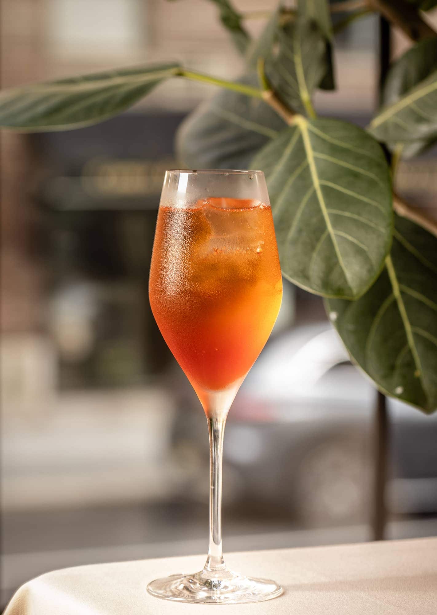 Peach Tea Aperol Spritz