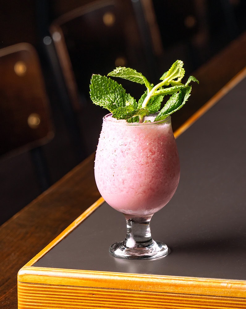 coconut berry frappé from The Robin Room
