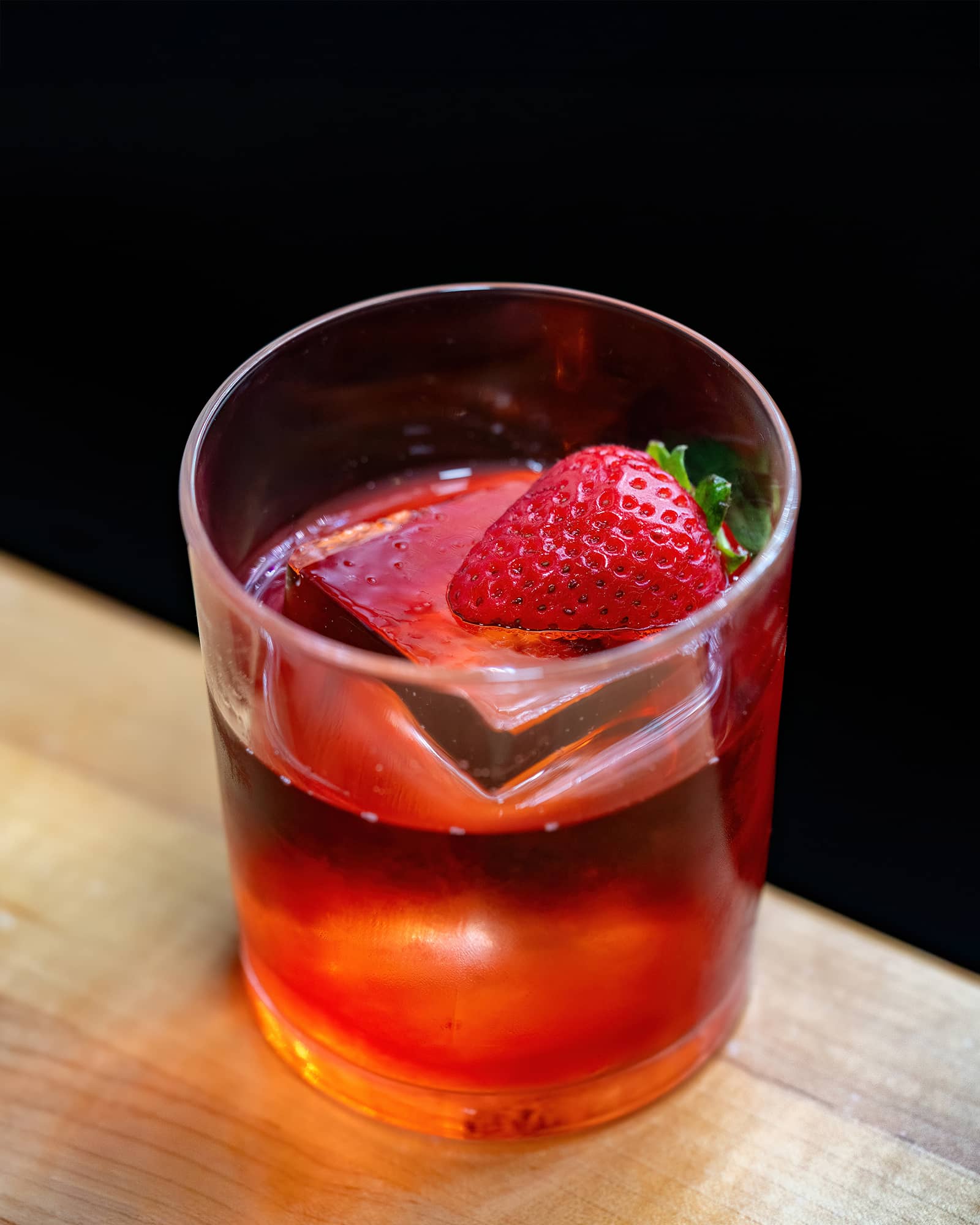 Strawberry Negroni from Kru Restaurant