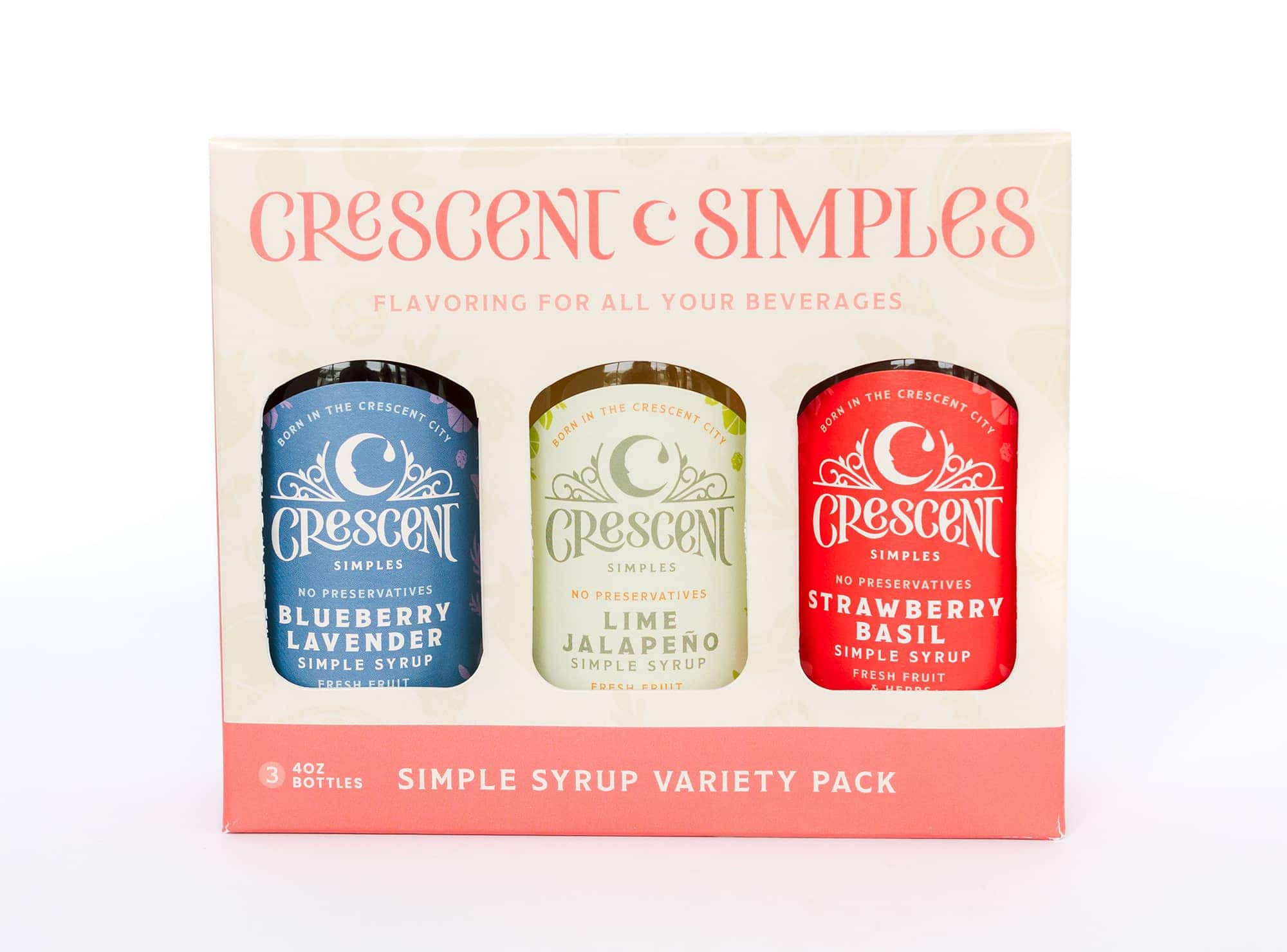 Crescent Simple Syrup Sampler