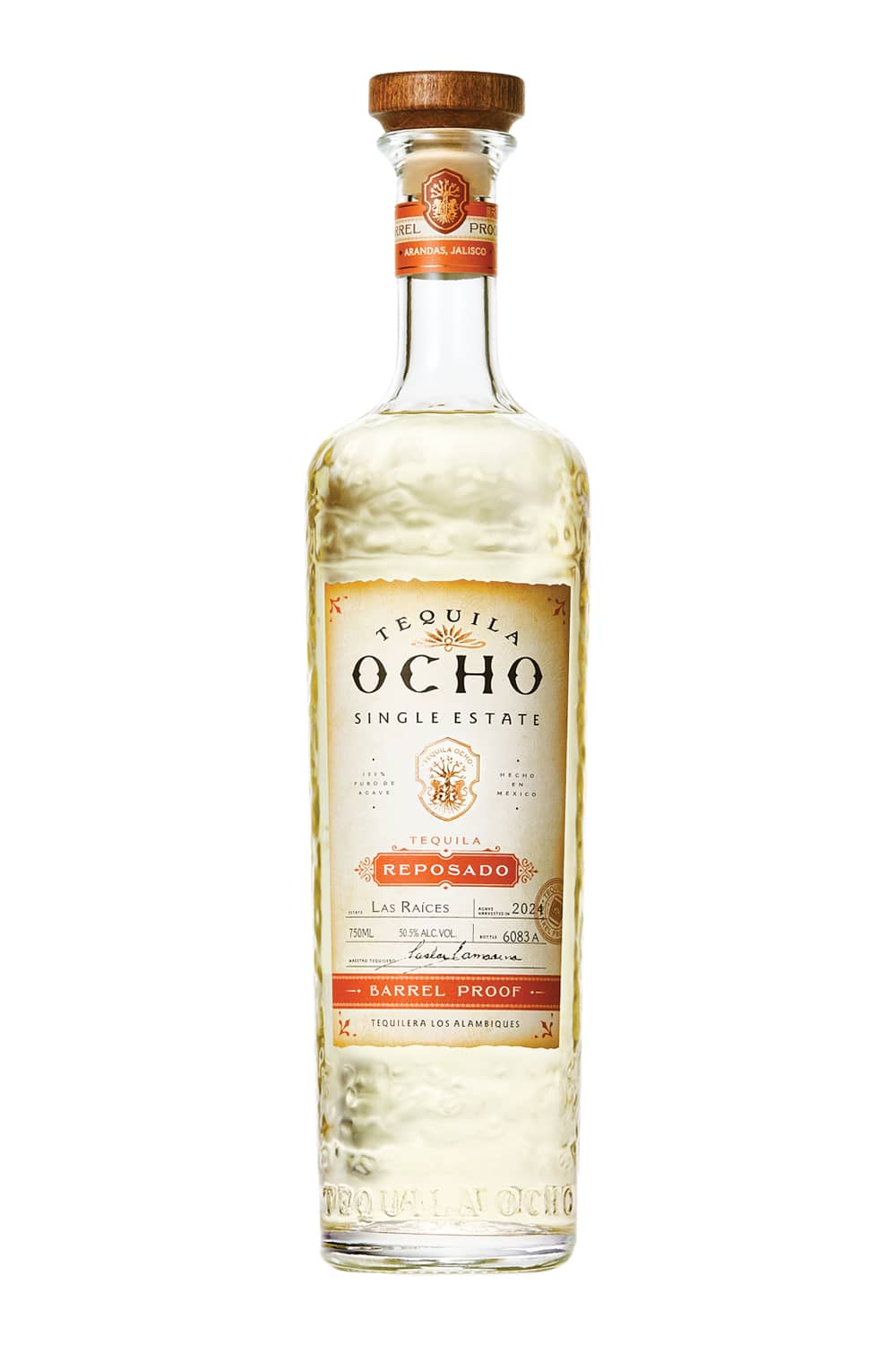 Tequila Ocho Barrel Proof Reposado