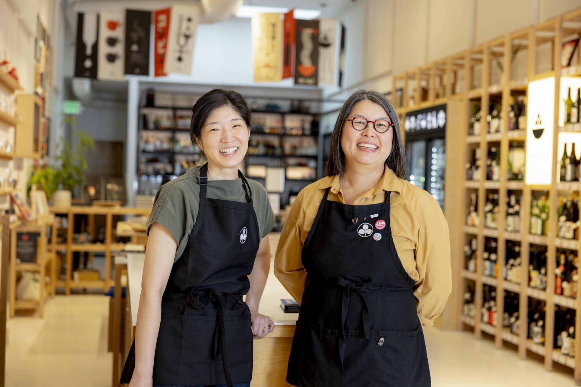 Yoko Kumano and Kayoko Akabori of Umami Mart and Everyday Sake