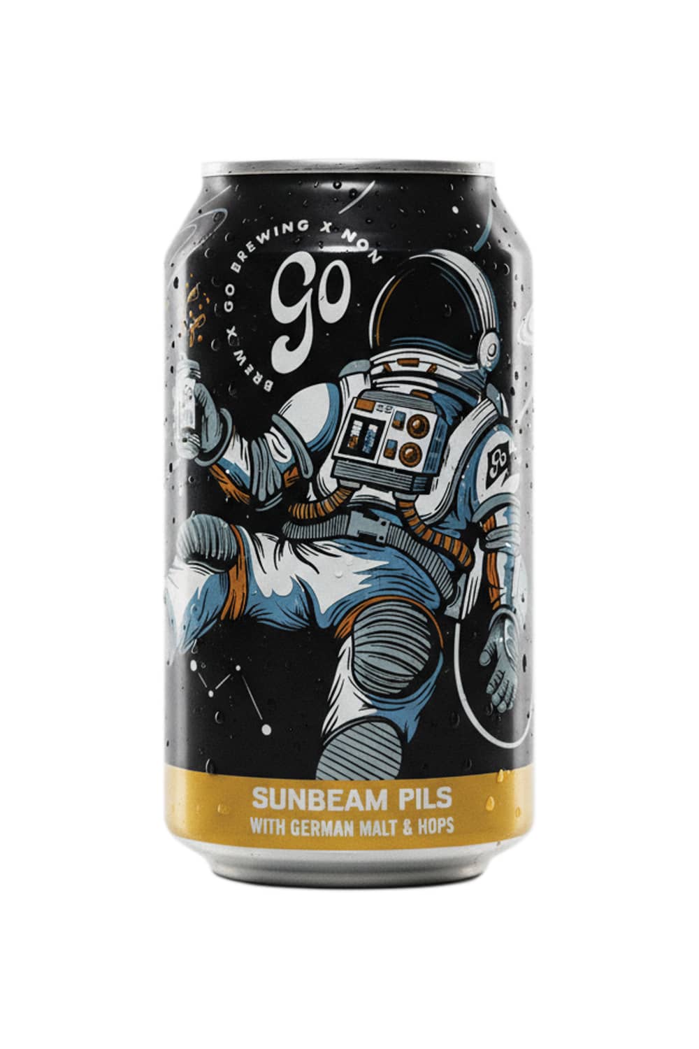 Go Brewing Suspended in a Sunbeam Pils